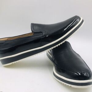 New Naturalizer Navy Patent Leather Slip-On Shoes